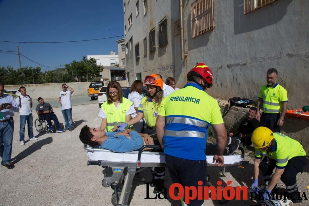 Simulacro de emergencia del Área IV de Salud