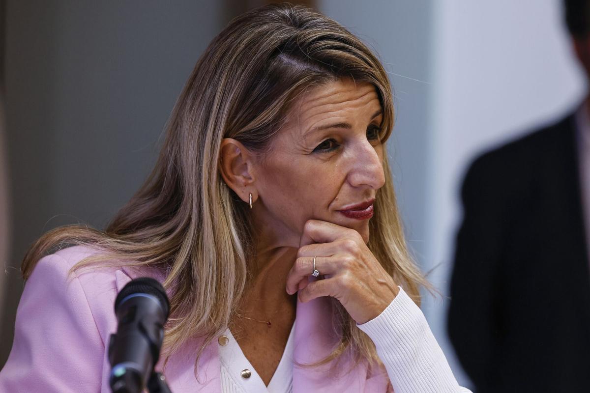La vicepresidenta segunda del Gobierno y ministra de Trabajo y Economía Social, Yolanda Díaz, la semana pasada.