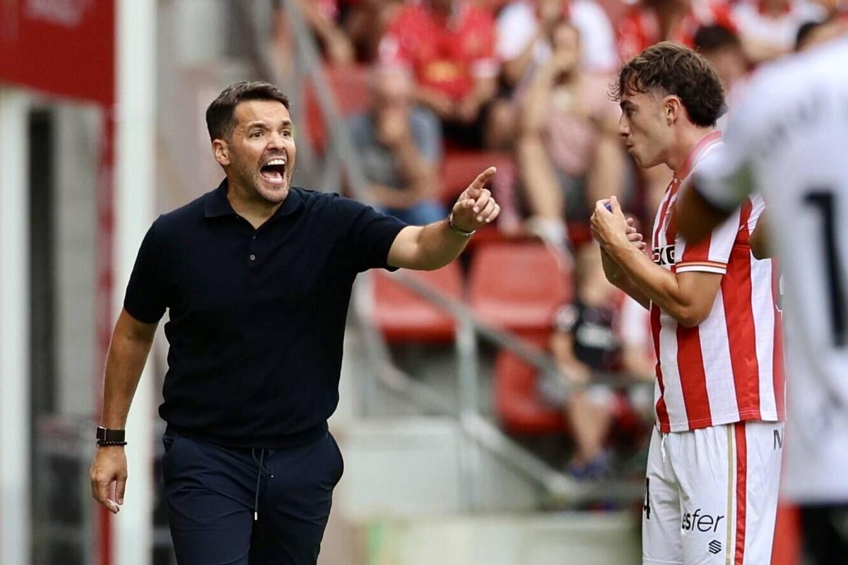 Así fue el partido entre el Sporting y el Burgos Así fue el partido entre el Sporting y el Burgos