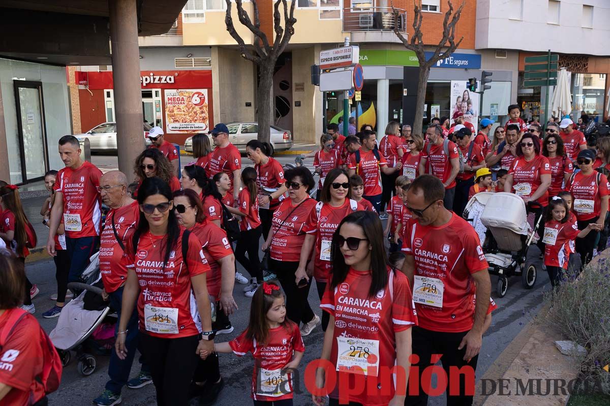 Marcha de la ONG Delwende en Caravaca