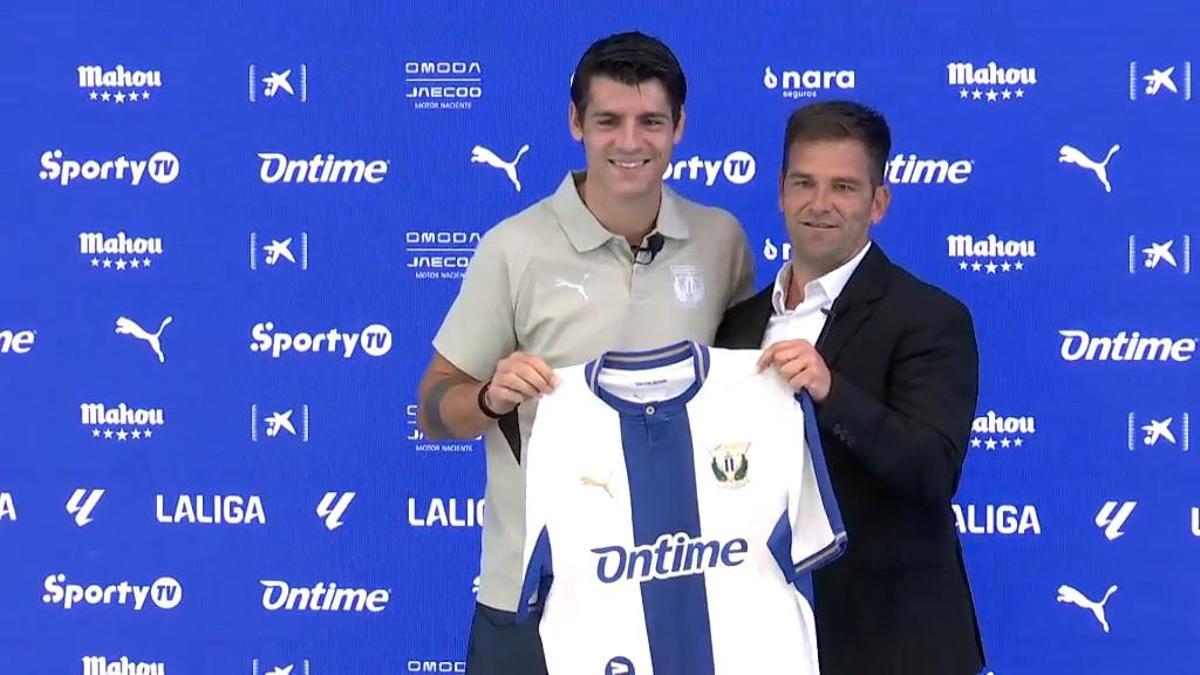 Morata aterriza en el Leganés: "Ha sido una decisión fácil"