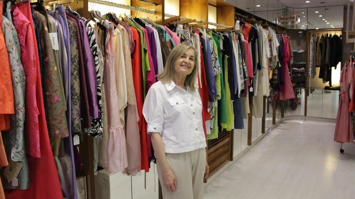 Ana Arias en su tienda, Moda Habana