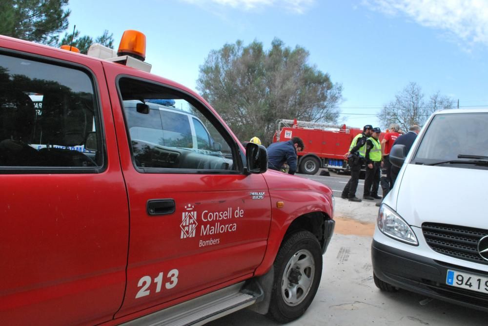 Accidente mortal en la carretera Felanitx-Manacor