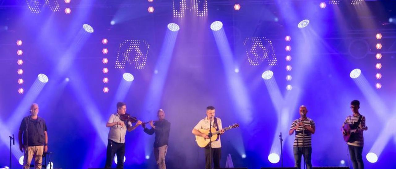 Un concierto de Llan de Cubel en el reciente Festival de Lorient.