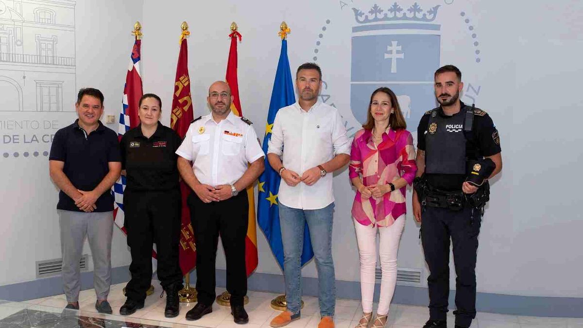 Incorporación del nuevo Técnico de Protección Civil en Caravaca