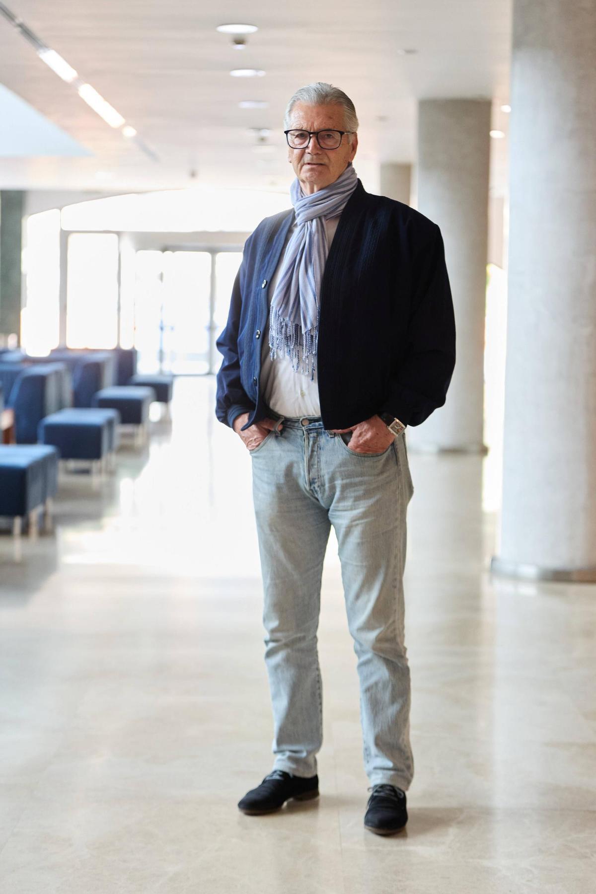 Antonio Sánchez Cáceres en el Extremadura Hotel.