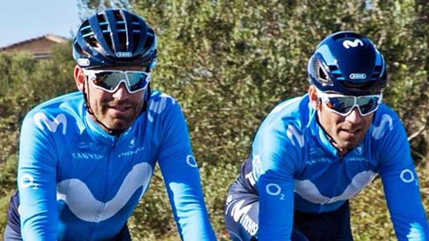 Valverde y Rojas, en  el equipo de gala del Movistar para La Vuelta