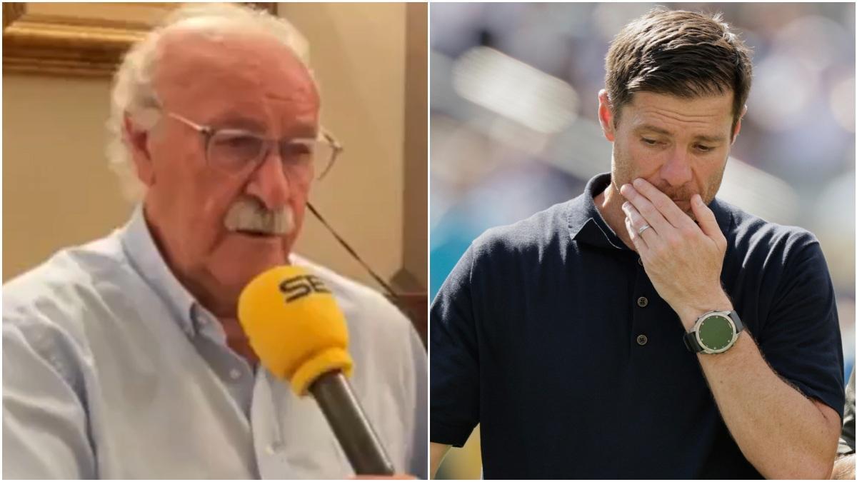 Del Bosque le da un consejo a Xabi Alonso