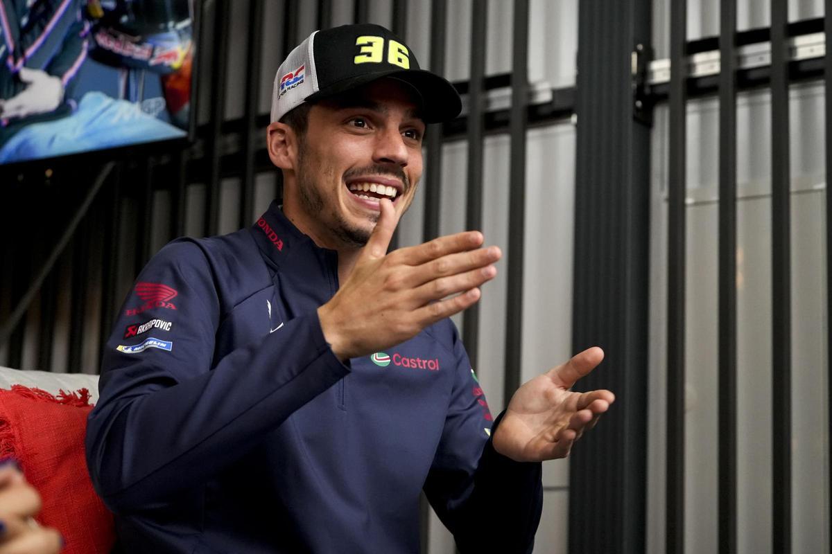 Joan Mir atendió a SPORT en el GP de la Comunitat Valenciana