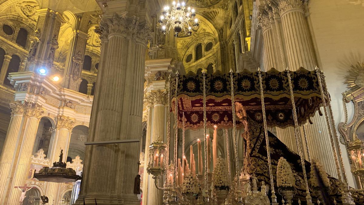 La Virgen del Amor Doloroso en la Catedral.