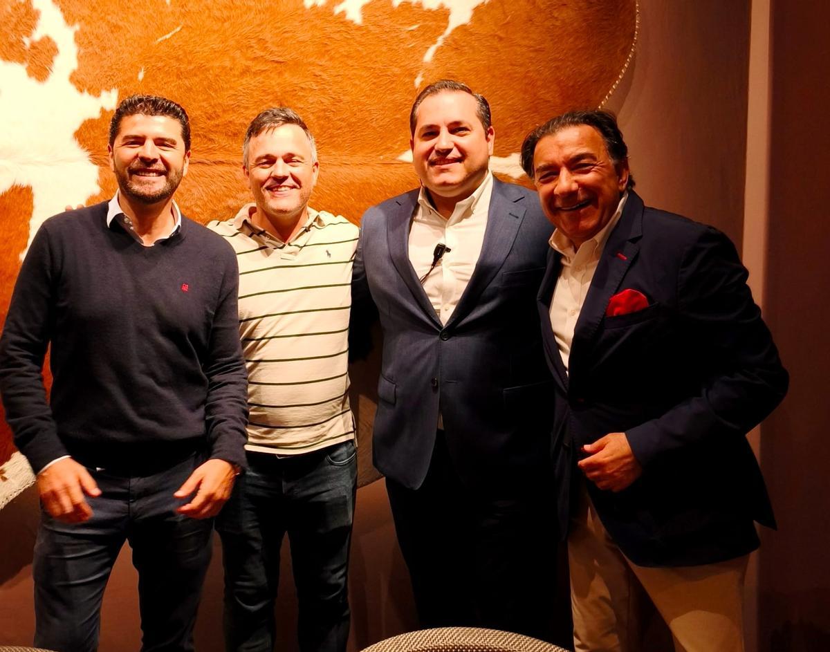 Emotivo almuerzo con el terorense Paco Santana
