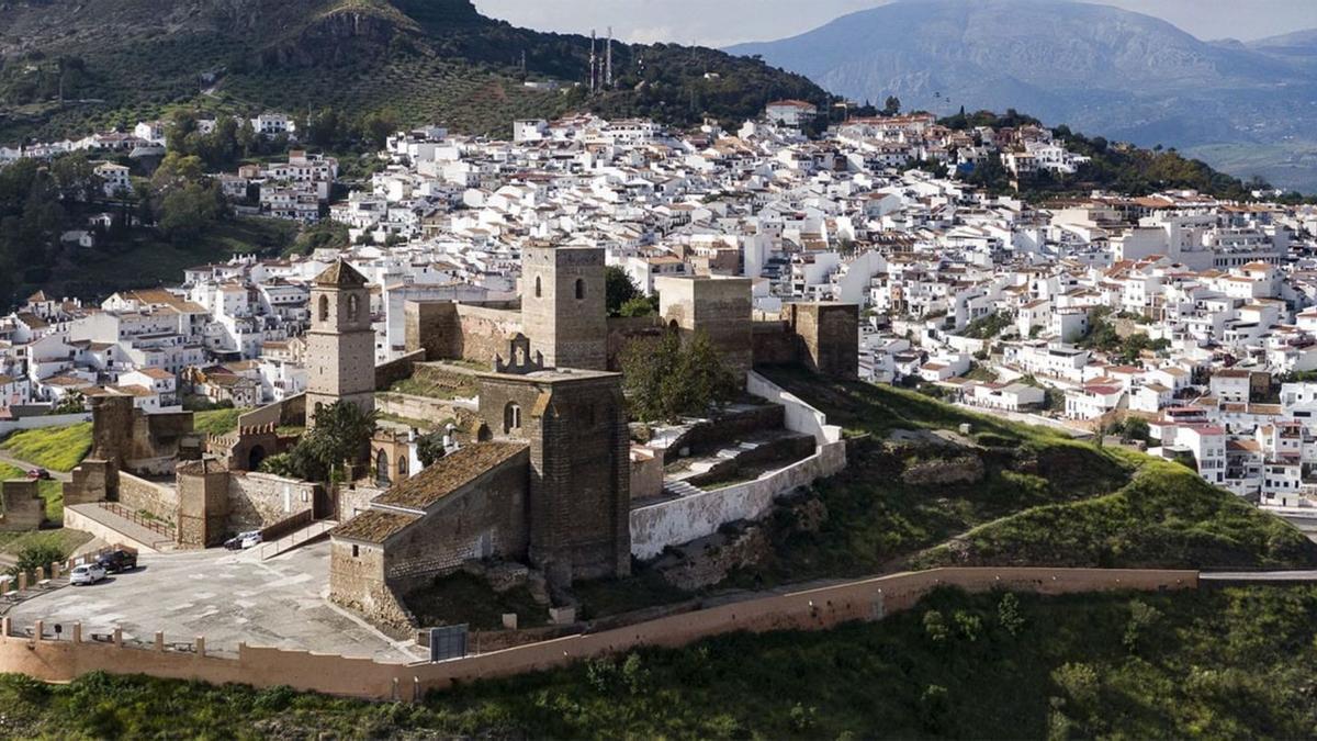 Vista panorámica del casco histórico de Álora, que ha acogido el encuentro europeo