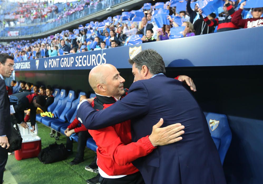 El conjunto de Míchel continúa con su buena racha y supera al Sevilla en el derbi andaluz en un partido loco con seis tantos