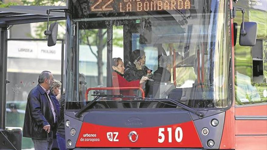 El Estado aporta 9,1 € por habitante al transporte público en Zaragoza