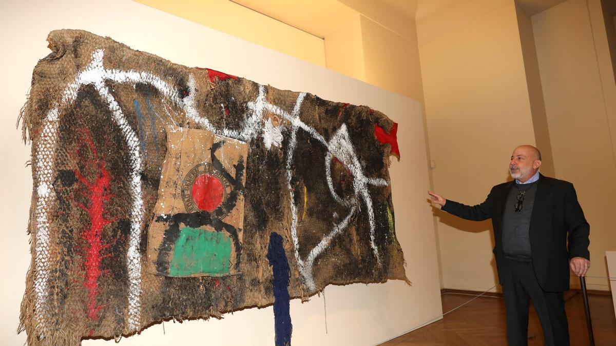 Robert Lubar, en una imagen de archivo durante la inauguración de una exposición de Miró en Oporto