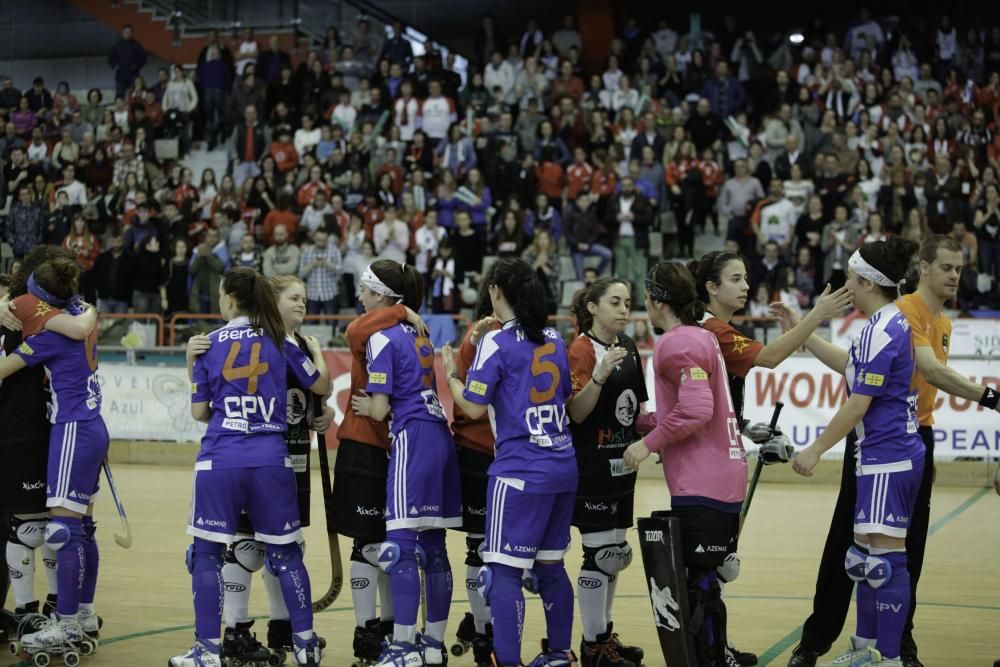 Final de la Copa de Europa de hockey en el Palacio de Deportes de La Guía.