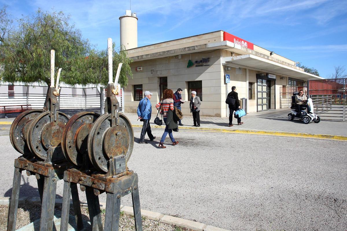 Estación de Buñol de la línea C3 de Cercanías, en una imagen de archivo.