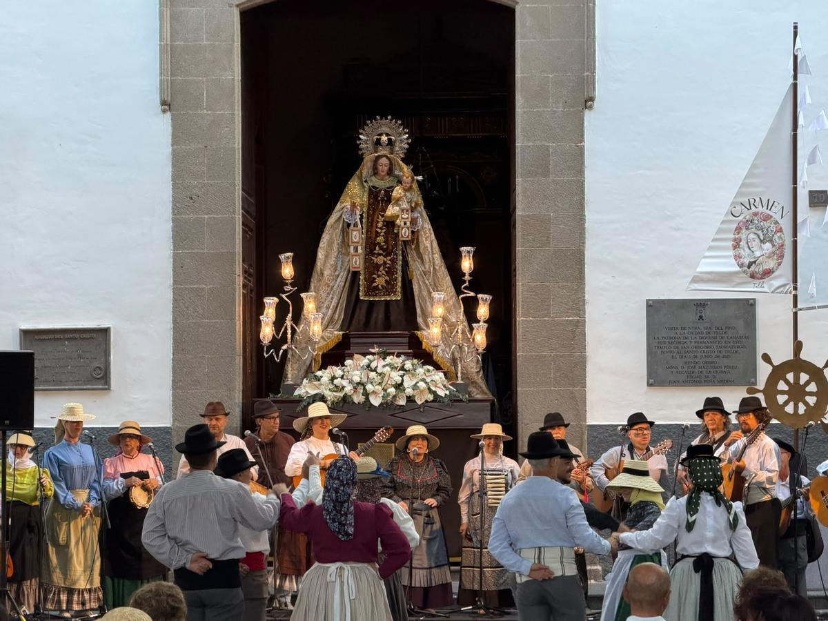Romería del Carmen en el barrio de San Gregorio, en Telde