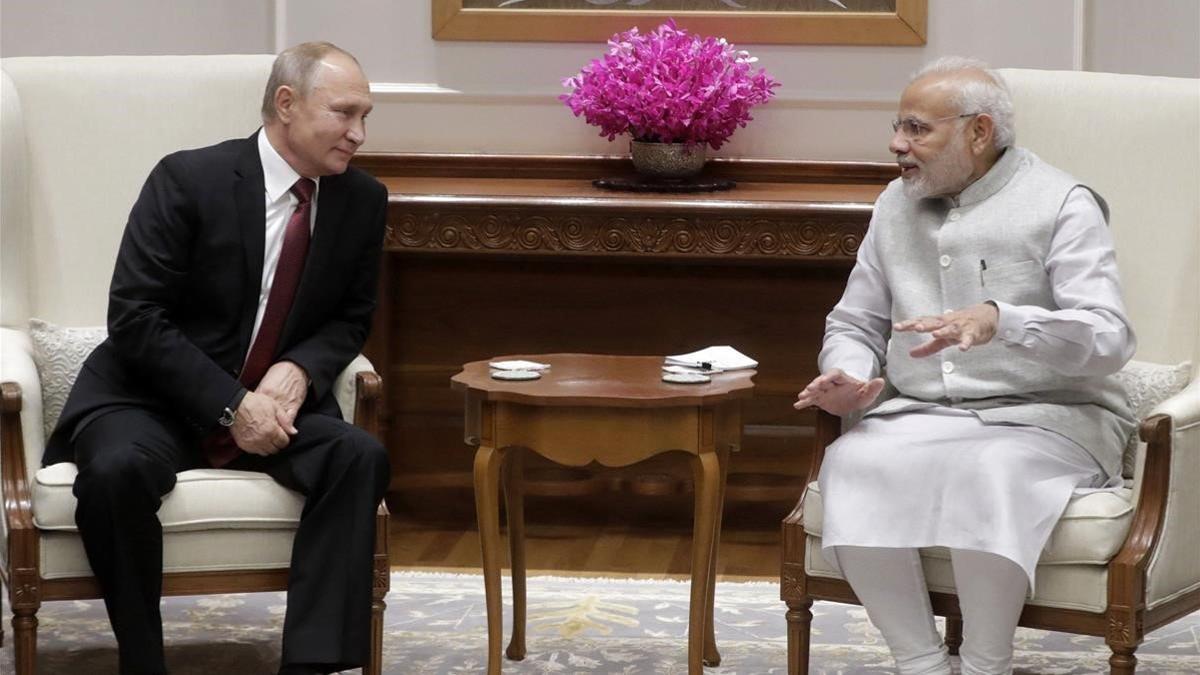 putin en la india