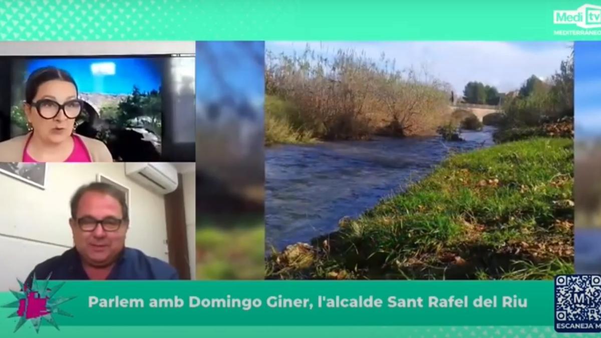 El alcalde de Sant Rafael, Domingo Giner, repasó la actualidad municipal en ‘La Panderola’, junto a Loles García.