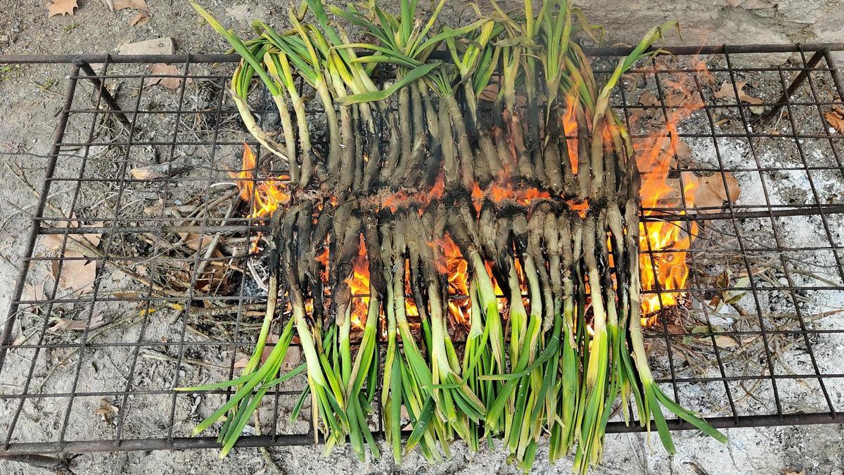 Una 'calçotada' en una casa privada.