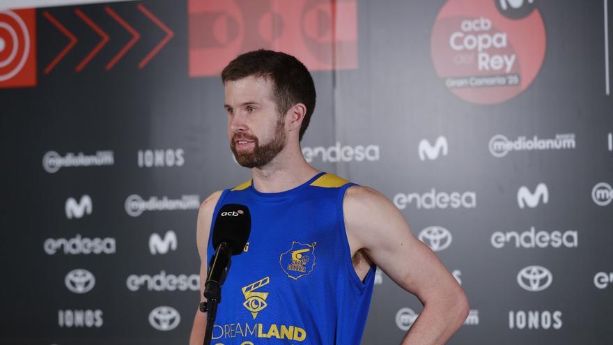 John Shurna, jugador del CB Gran Canaria: &quot;En la Copa se vive una energía diferente a la de cualquier otra competición&quot;