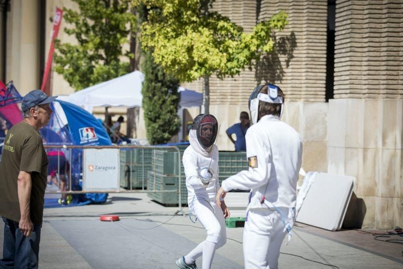 Día del Deporte en la Calle en la Plaza del Pilar de Zaragoza