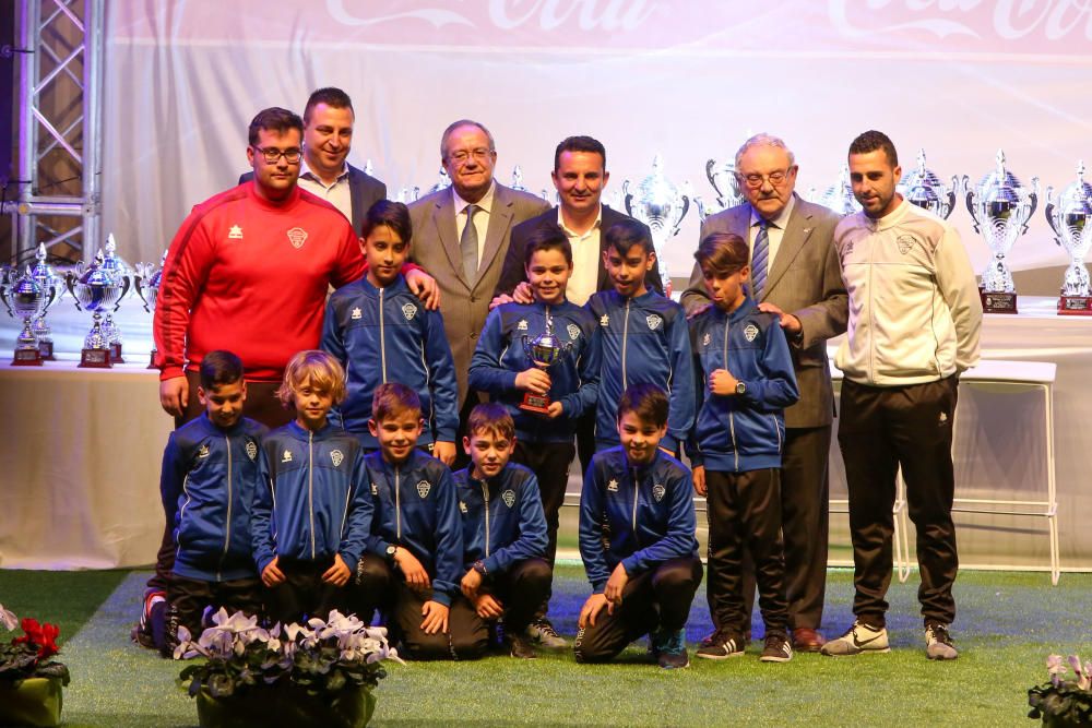 170 equipos premiados en la Gala del Fútbol Base Provincial en La Nucía