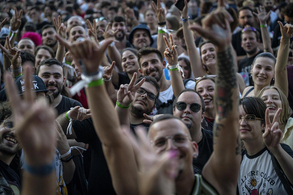 Concierto de Estopa en el Estadi Olímpic