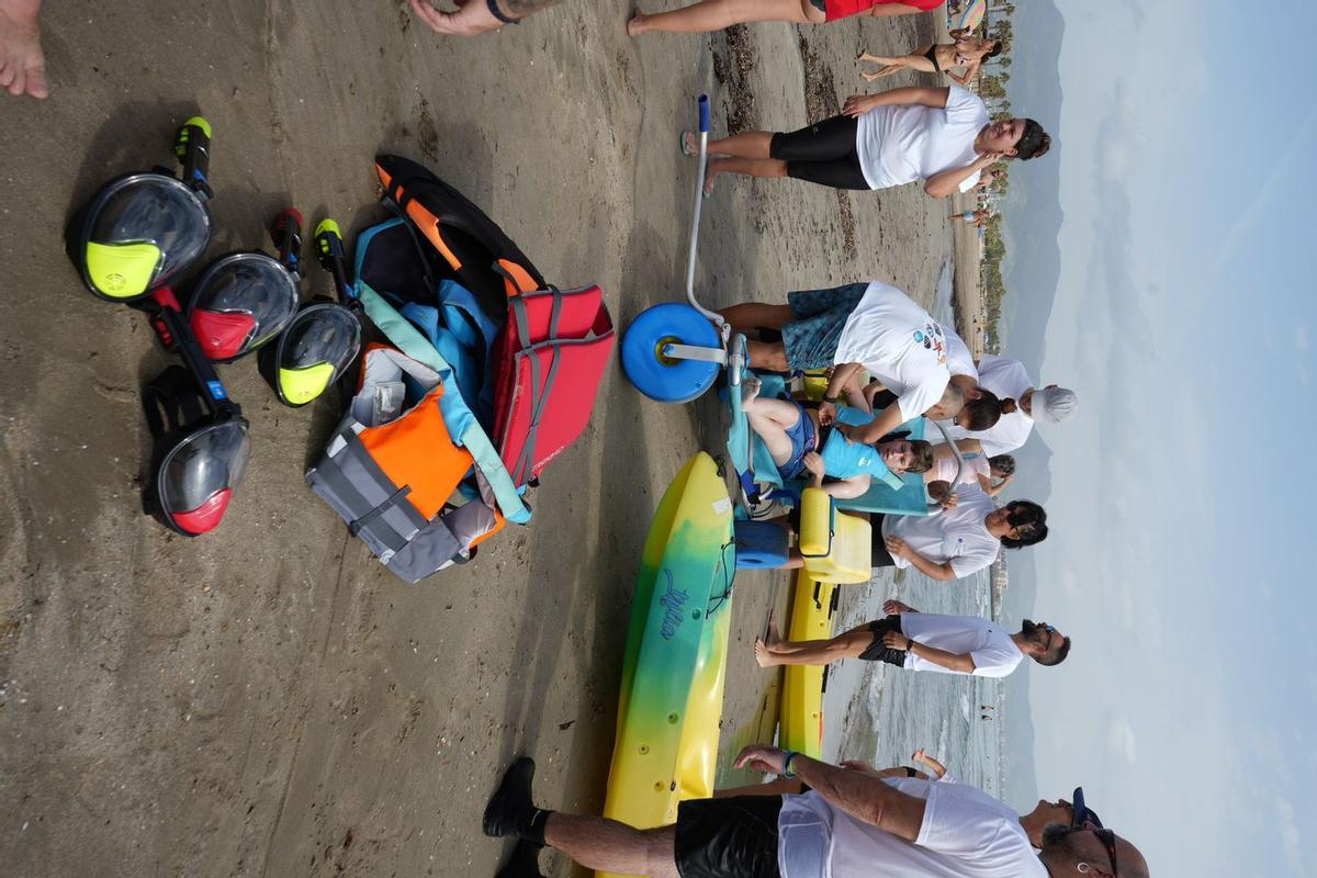 Jornada Mediterráneo Accesible en la playa de Castelló