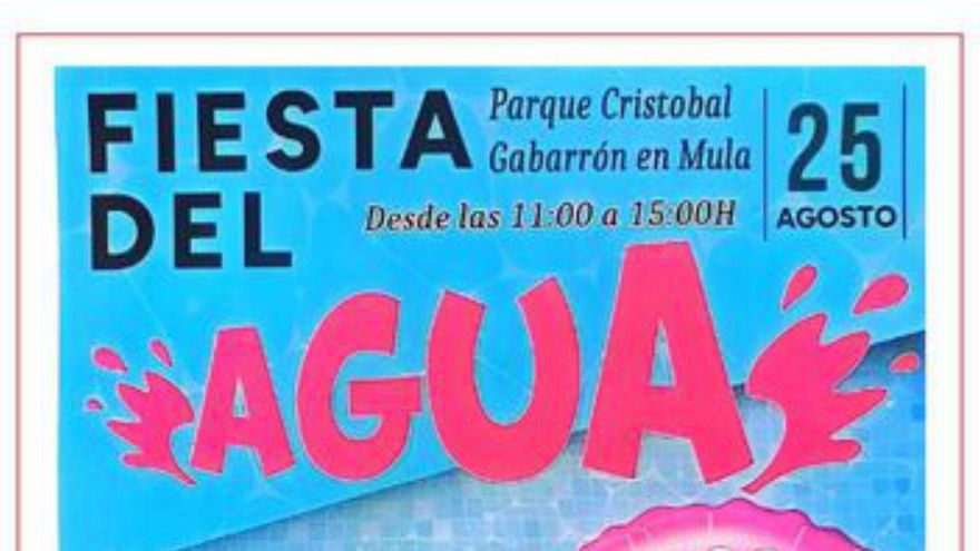 La Fiesta del Agua visibiliza el cáncer infantil hoy en Mula