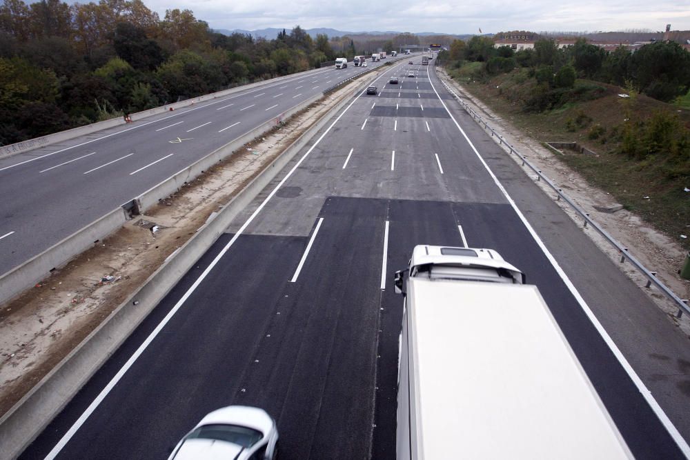 L''AP-7 reobre totalment a Salt després de 51 hores