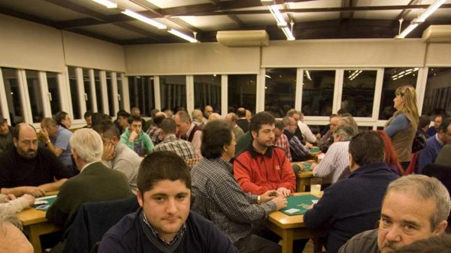 Ambiente de mus, anoche, en el restaurante Rías Baixas, sede de la Copa.