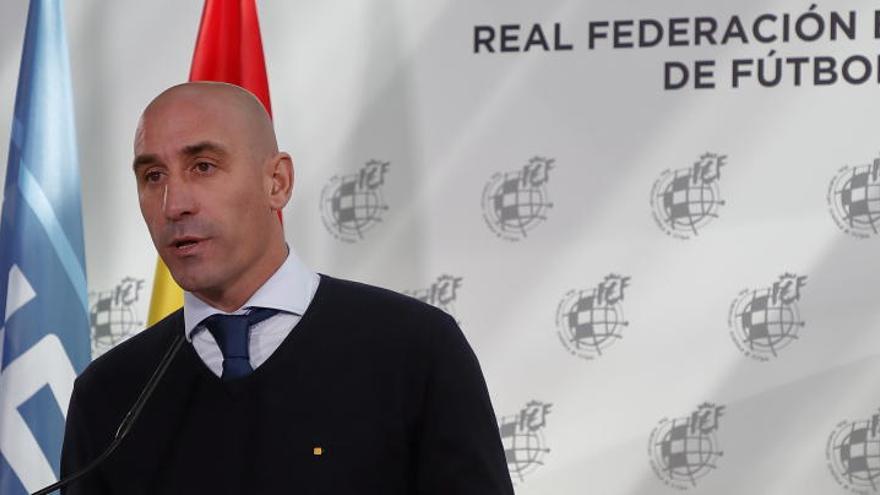 Luis Rubiales, presidente de la Federación Española