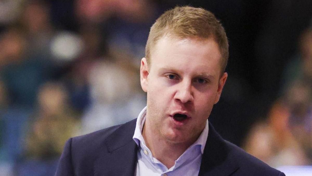 Mikel Ereño, en un partido del Alimerka Oviedo Baloncesto. |