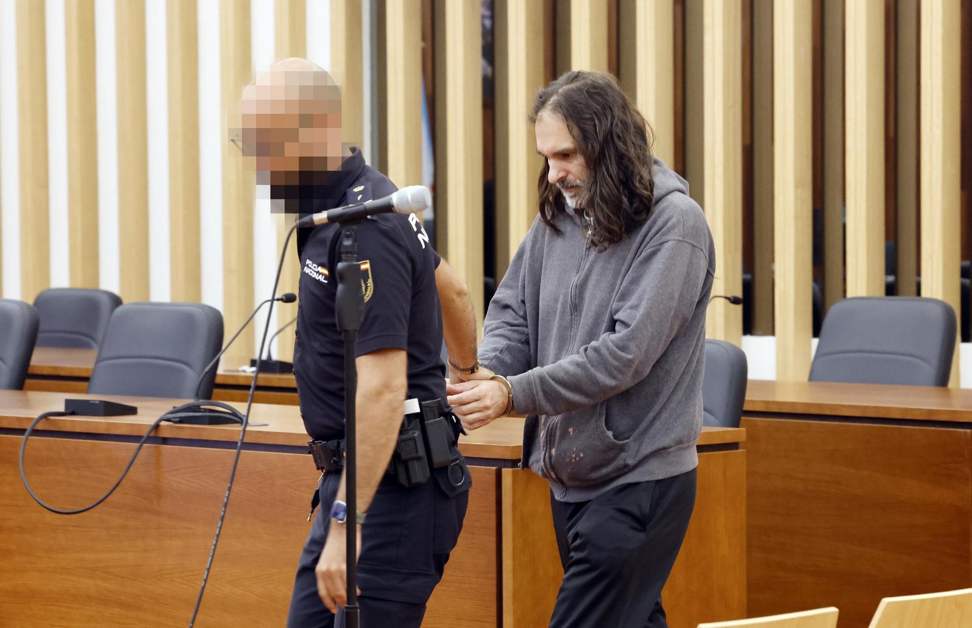 El acusado del crimen machista de Baiona, en el banquillo