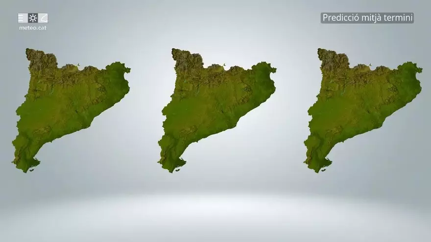 Dimarts la pluja torna a la Catalunya central: on cal dur a mà el paraigua?