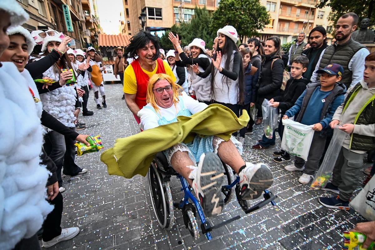 'Heidi' y 'Clara', este miércoles en el desfile.