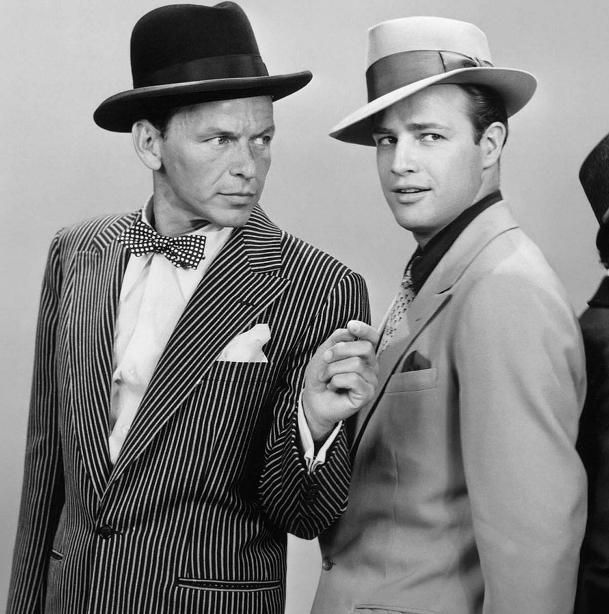 Brando con Sinatra