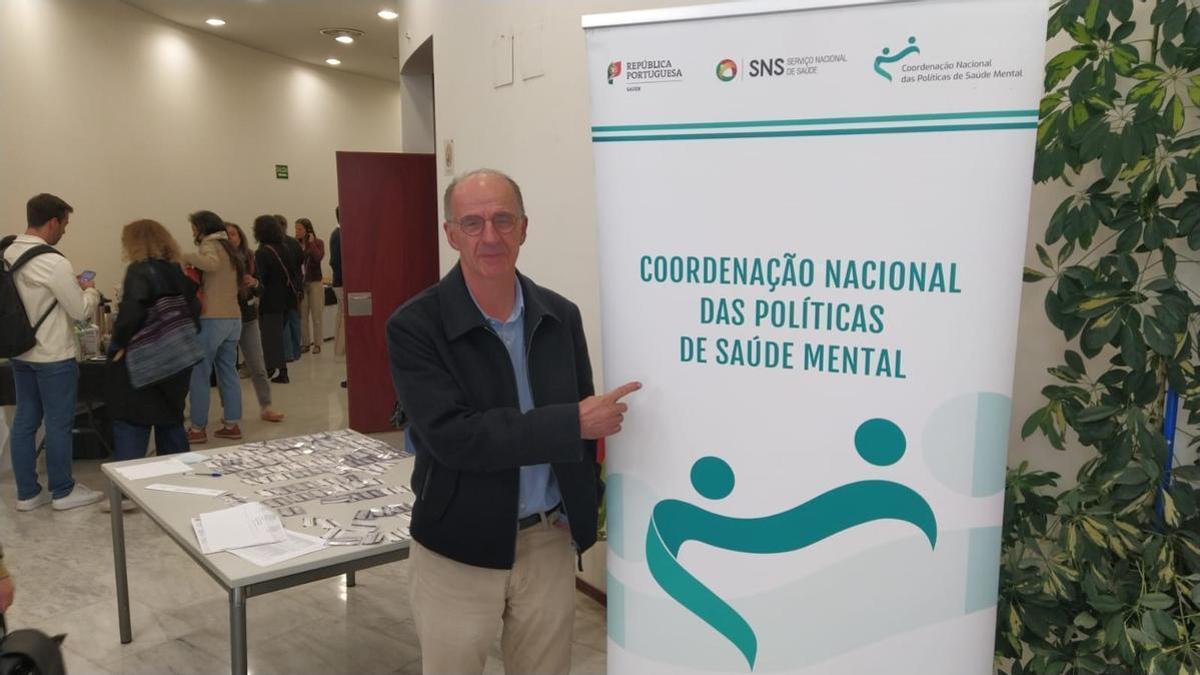 Joaquim Gago, miembro de la Coordinación Estatal de Salud Mental de Portugal.
