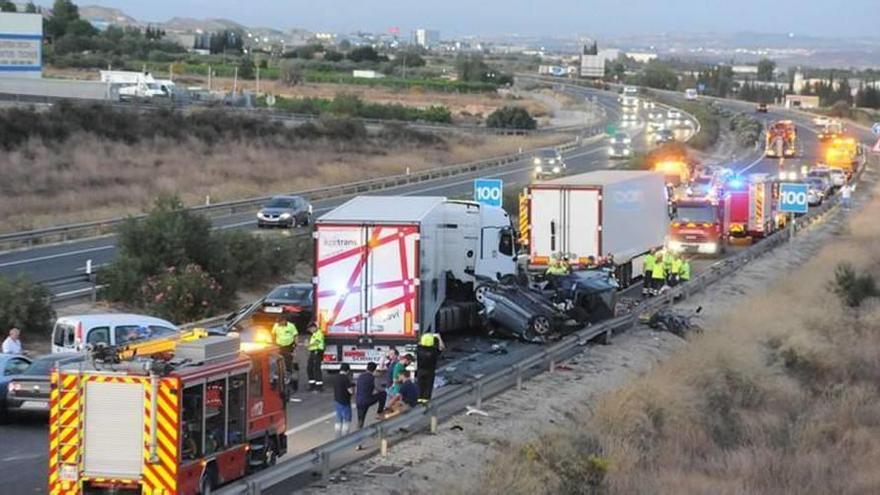 Las carreteras de la Región registraron 46 fallecidos durante el año pasado