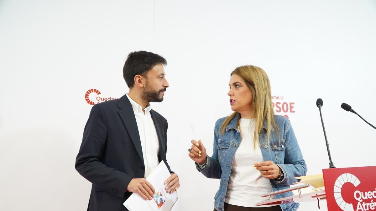 Fran Díaz y Sandra Veleda (PSOE)