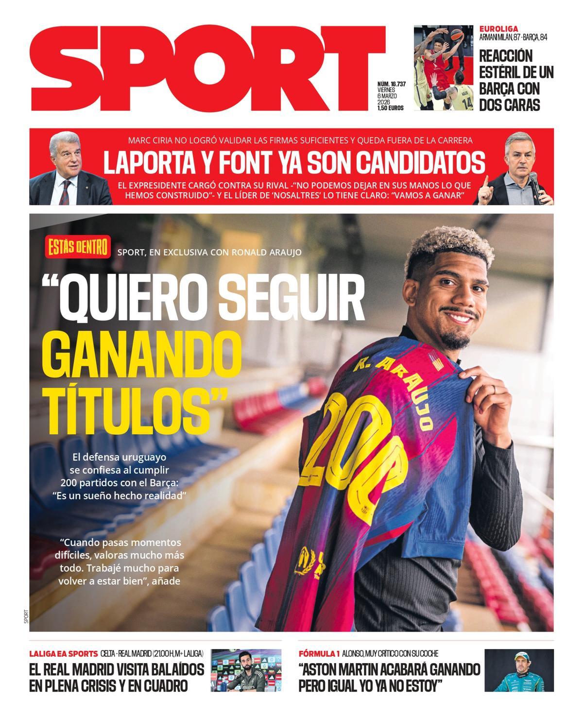 Estas son las portadas de la prensa deportiva Estas son las portadas de la prensa deportiva