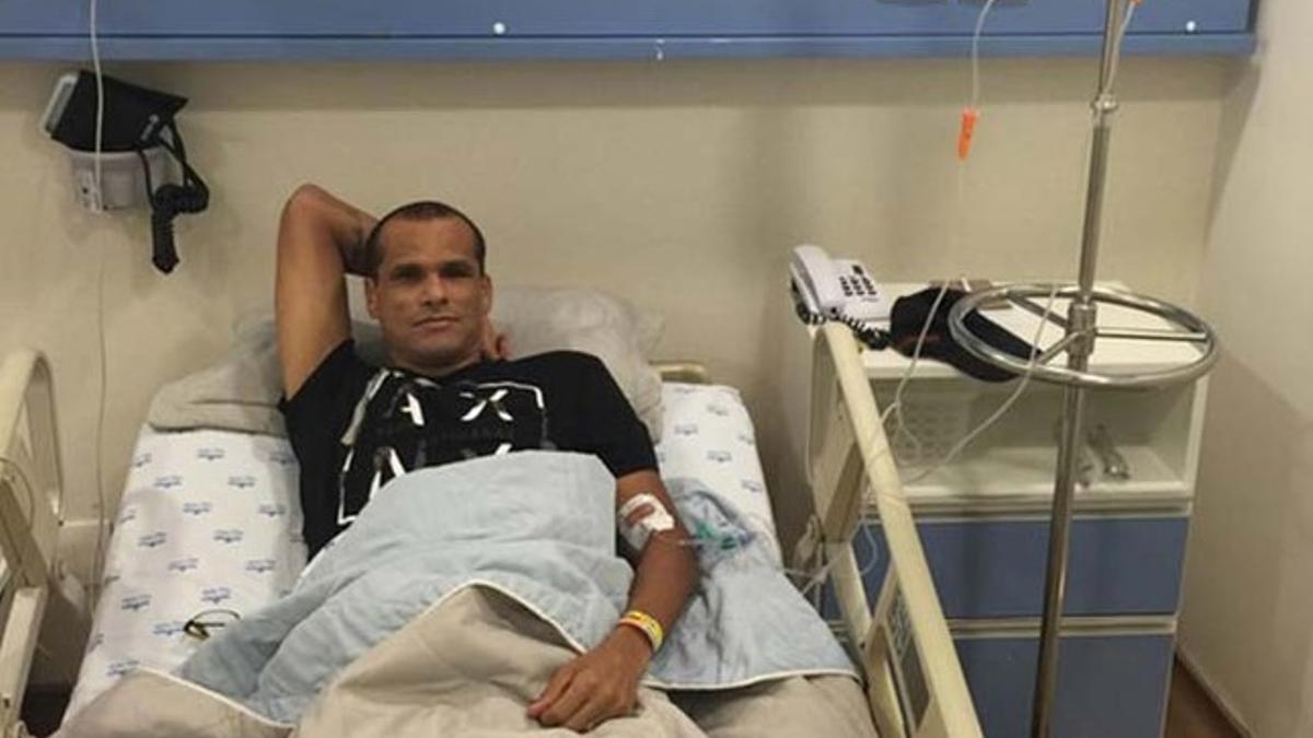 Rivaldo deberá permanecer unos días en el hospital tras padecer una infección bacteriana