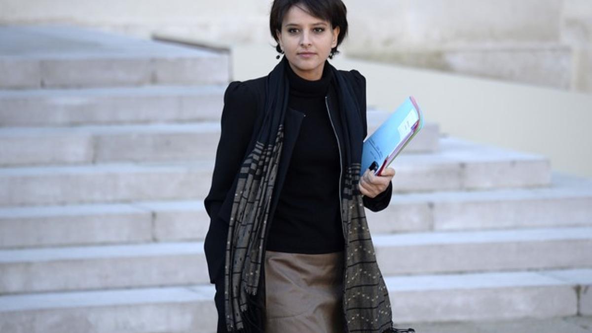 La ministra de Derechos de las Mujeres y portavoz del Gobierno francés, Najat Vallaud-Belkacem, el pasado 11 de diciembre.