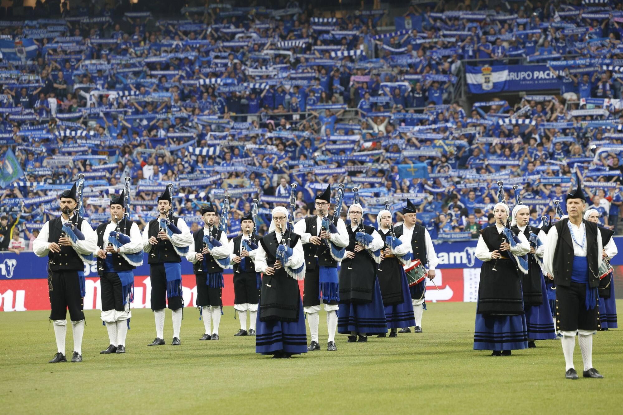 Así se vivió en el Carlos Tartiere la final del play-off entre el Real Oviedo y el Mirandés