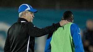 Roda de premsa de l’entrenador blanc-i-blau prèvia al xoc contra el Betis.