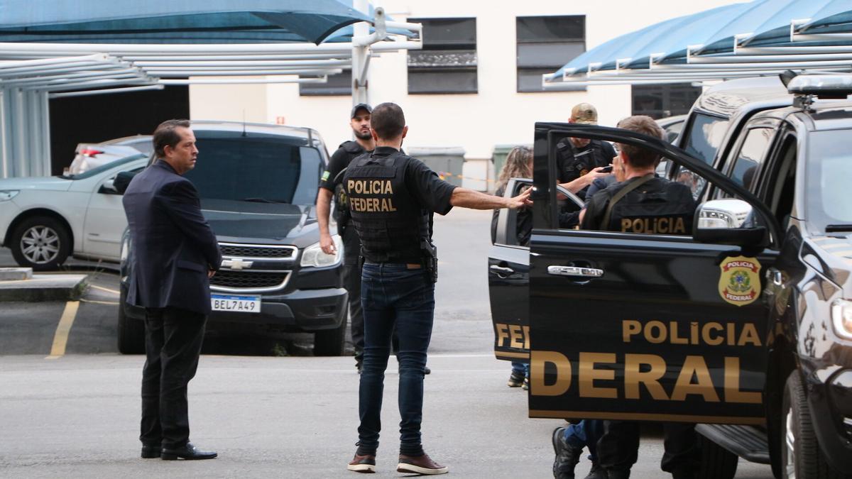 Policía Federal de Brasil durante un operativo en Río de Janeiro.