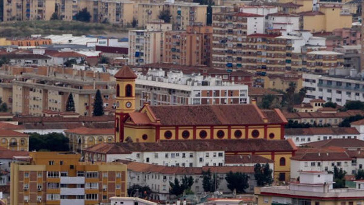 Imagen aérea del barrio de Carranque.