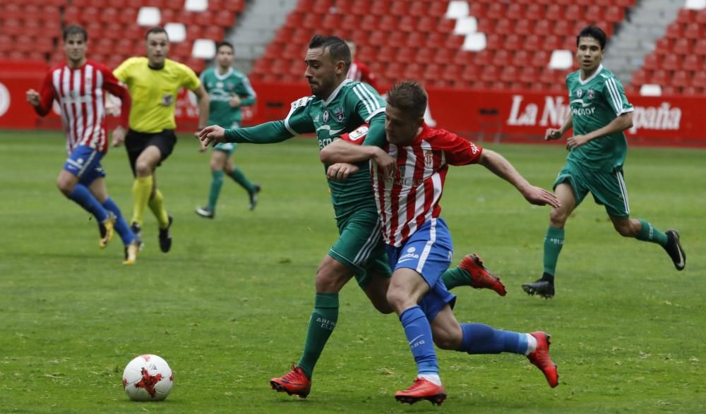 Sporting B-Arenas de Getxo, en El Molinón.